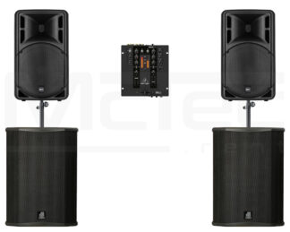 Lautsprecher/ Musikanlage mieten für bis zu 250 Gäste