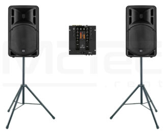 Lautsprecher/ Musikanlage mieten für bis zu 70 Gäste