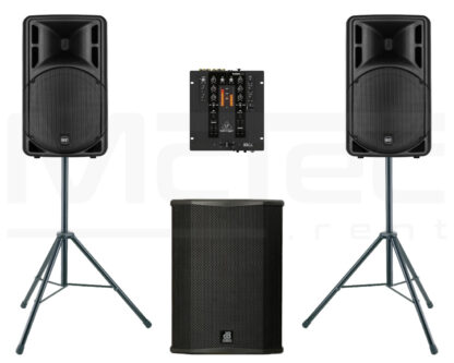 Lautsprecher/ Musikanlage mieten für bis zu 150 Gäste