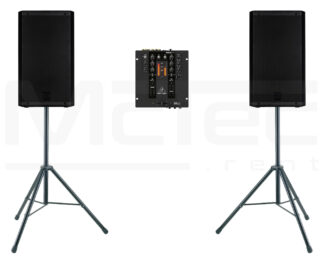 Lautsprecher/ Musikanlage mieten für bis zu 100 Gäste