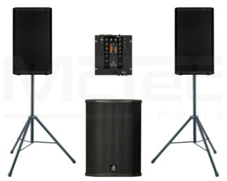 Lautsprecher/ Musikanlage mieten für bis zu 200 Gäste