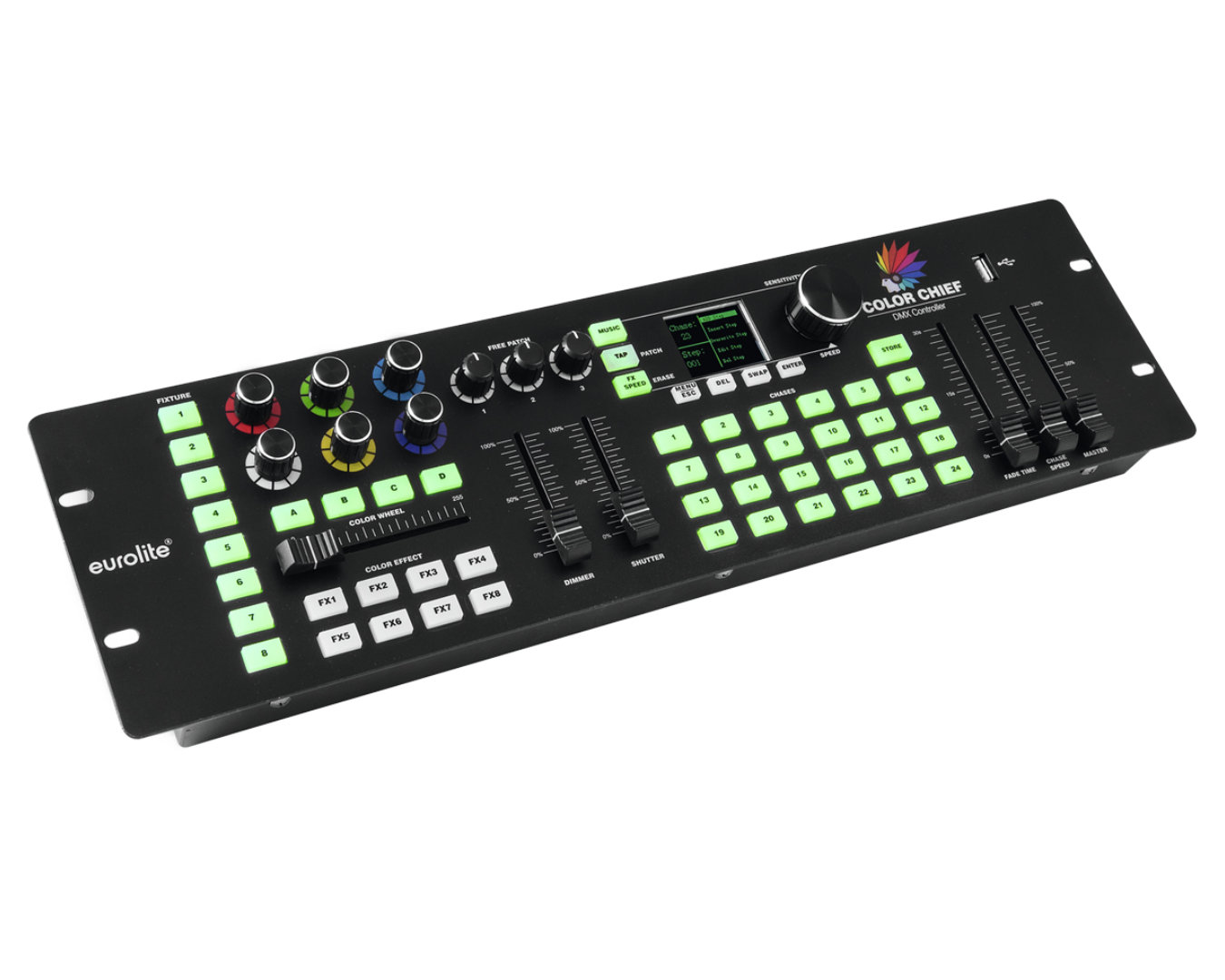 DMX Controller/ Mischpult: Eurolite ColorChief LED
