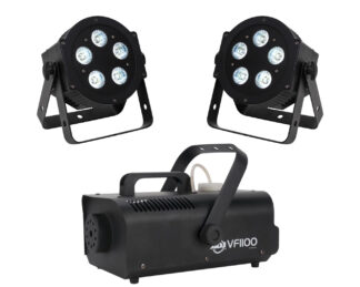 Lichtset D - LED Lichtanlage Lichttechnik Licht Partybeleuchtung Scheinwerfer Nebelmaschine