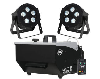 Lichtset E - LED Lichtanlage Scheinwerfer Lichttechnik Licht Bodennebelmaschine